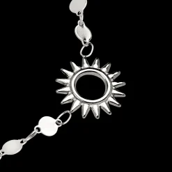 Sunny Side Up Necklace Silber