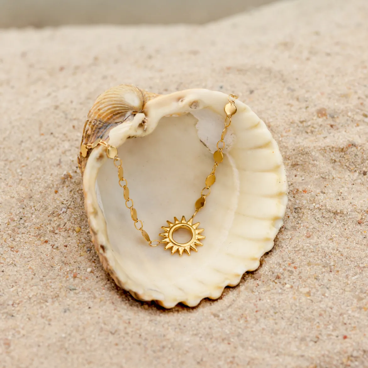 Sunny Side Up Necklace Silber