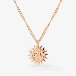 Sunny Swirl Necklace Roségold