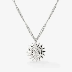 Sunny Swirl Necklace Silber