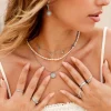 Sunny Swirl Necklace Silber
