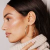 Super Maxi Hoops Silber