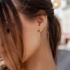Sweet Bow Earrings Gold