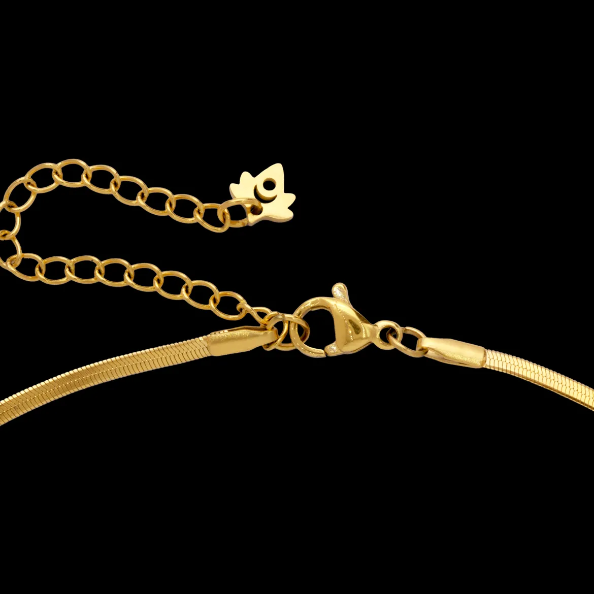 Sweet Bow Necklace Gold