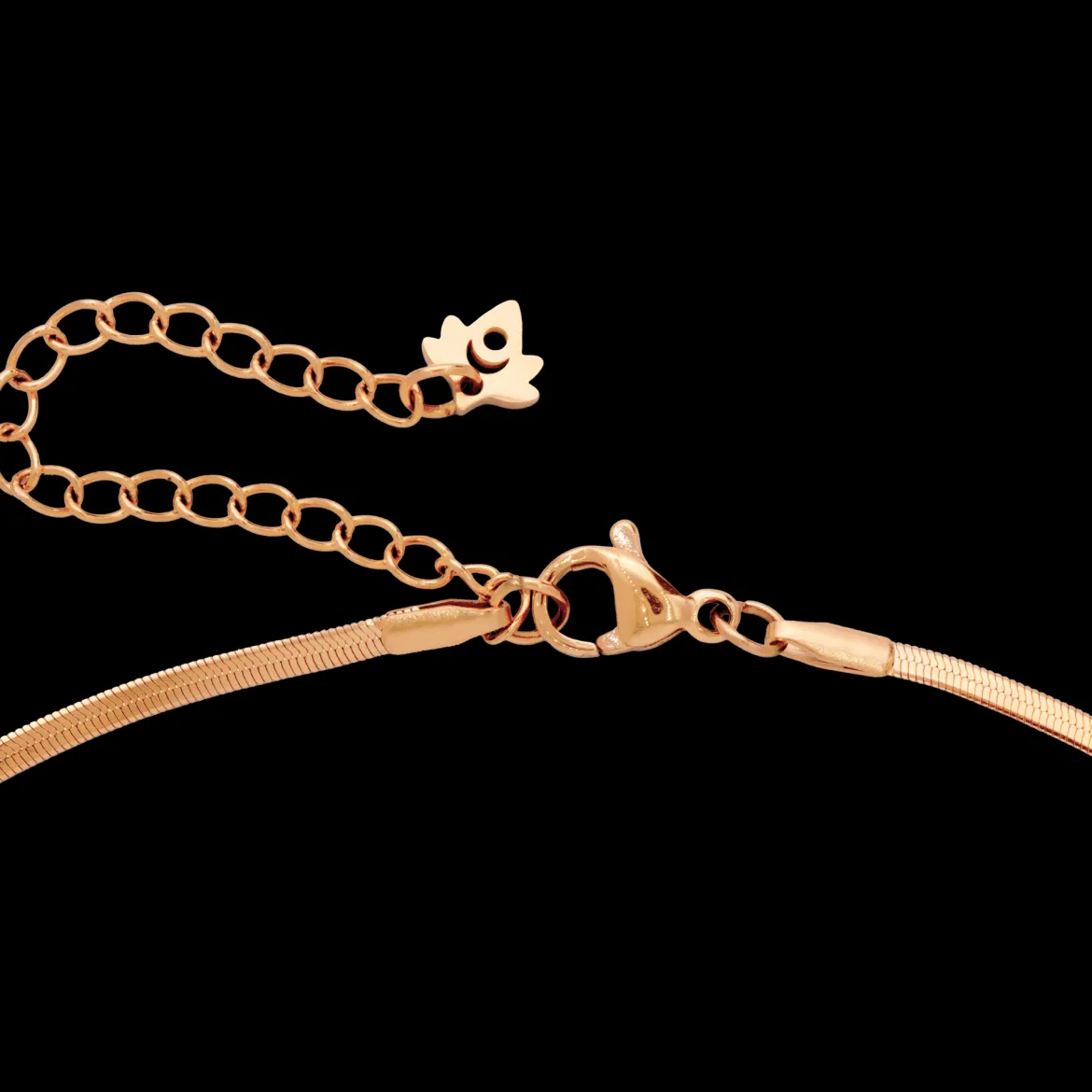 Sweet Bow Necklace Roségold