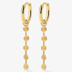 Sweet Swirl Hoop Set Small Gold