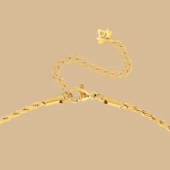 Sweet Swirl Necklace Gold