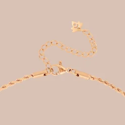 Sweet Swirl Necklace Roségold