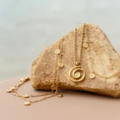 Sweet Swirl Necklace Roségold
