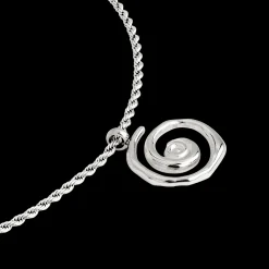 Sweet Swirl Necklace Silber