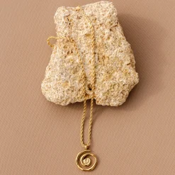 Sweet Swirl Necklace Silber