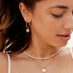 Sweet Swirl Studs Gold