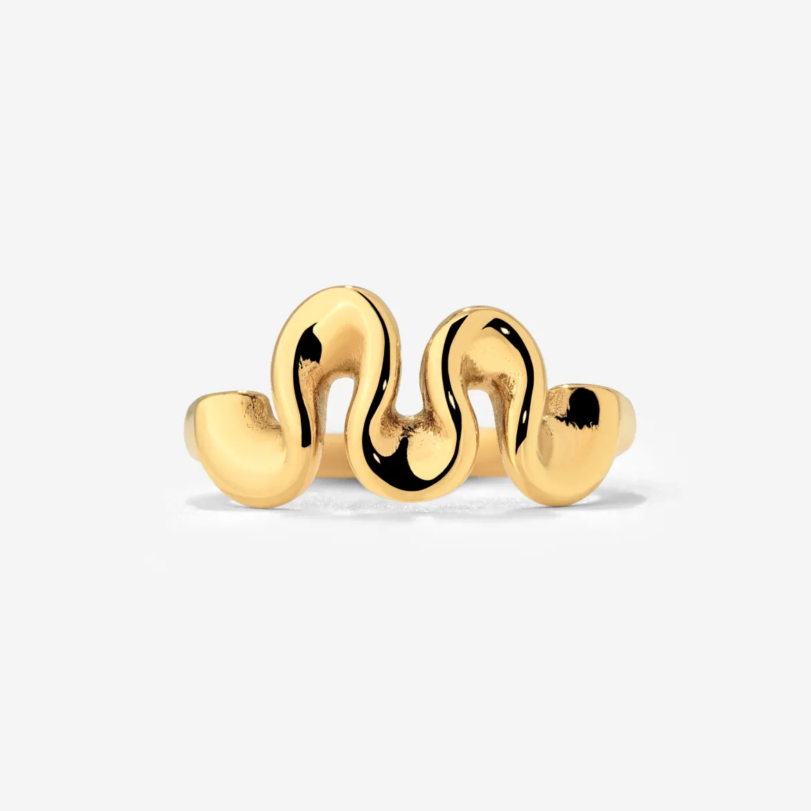 Swirl Ring Gold