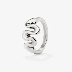 Swirl Ring Silber