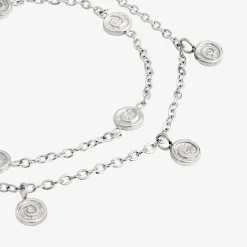 Swirl'n Double Bracelet Silber