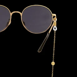Swirl'n Sunglasses Chain Gold