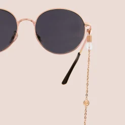 Swirl'n Sunglasses Chain Roségold