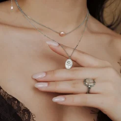 Tale as old as time Necklace Silber