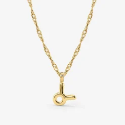 Taurus Bubble Necklace Gold