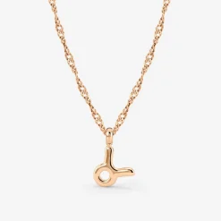 Taurus Bubble Necklace Roségold