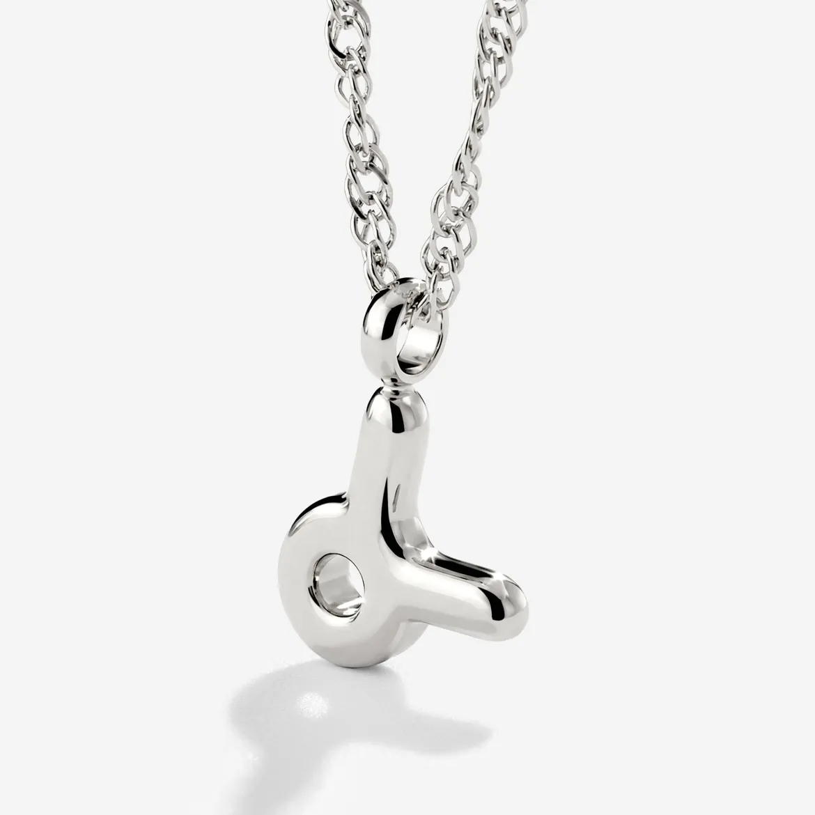 Taurus Bubble Necklace Silber