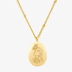 Tender Grace Necklace Gold