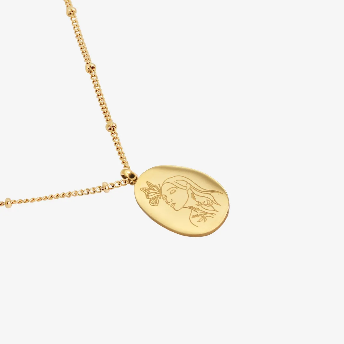 Tender Grace Necklace Gold