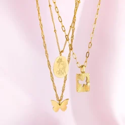 Tender Grace Necklace Gold