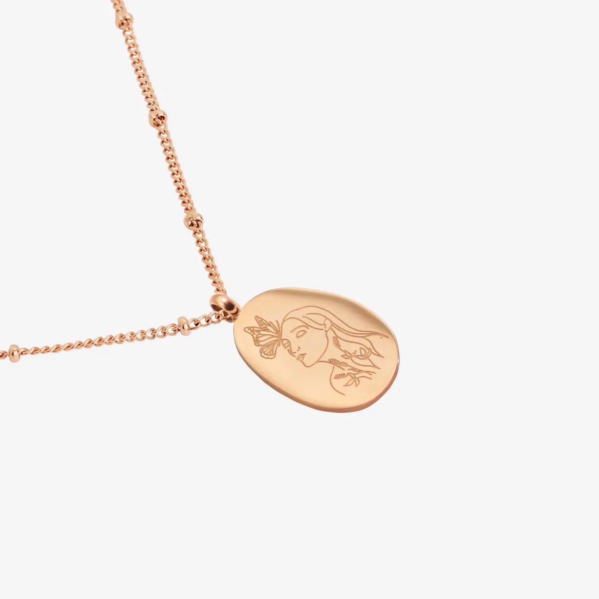 Tender Grace Necklace Roségold
