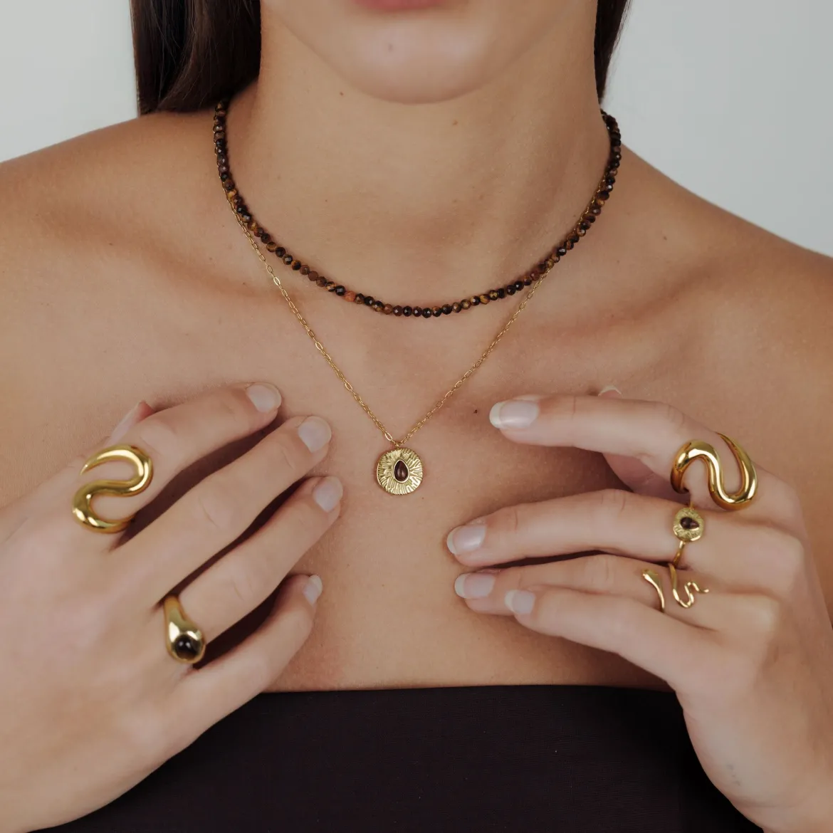 Terra Necklace Gold