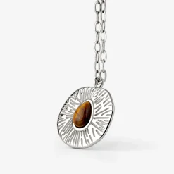 Terra Necklace Silber
