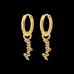 The Angel Hoop Set Small Gold
