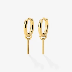 The Spine Hoop Set Baby Gold