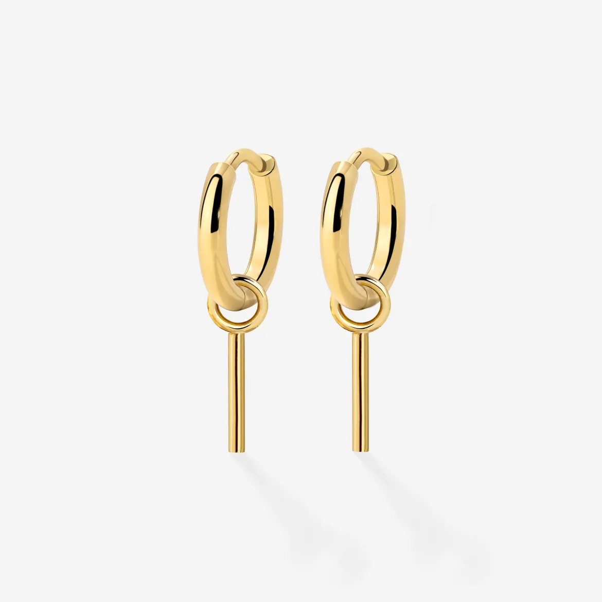 The Spine Hoop Set Baby Gold