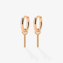 The Spine Hoop Set Baby Roségold