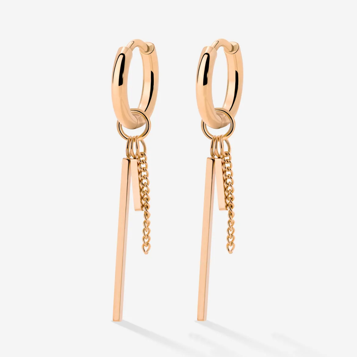 This and That Hoop Set Small Roségold
