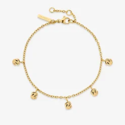 Tides of Time Anklet Gold