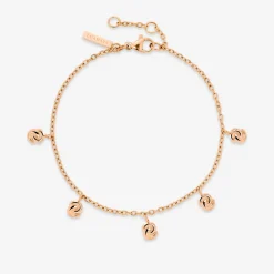 Tides of Time Anklet Roségold