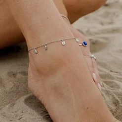 Tides of Time Anklet Silber