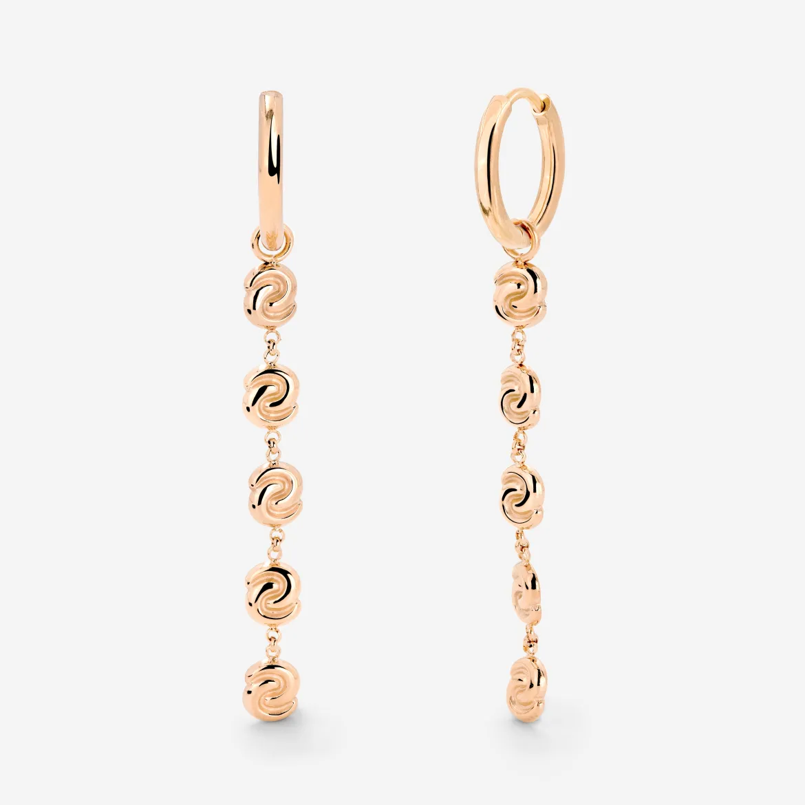 Tides of Time Hoop Set Small Roségold