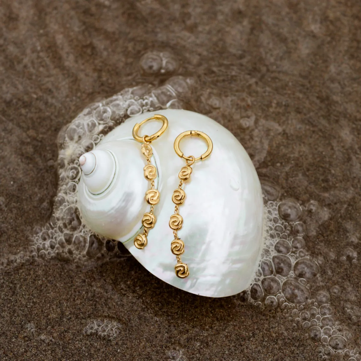 Tides of Time Hoop Set Small Roségold