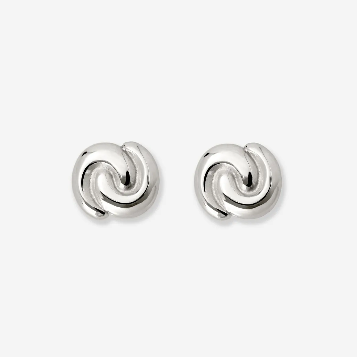 Tides of Time Studs Silber