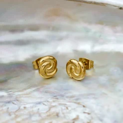 Tides of Time Studs Silber