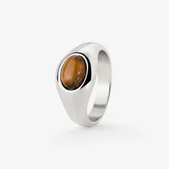 Tiger's Eye Ring Silber