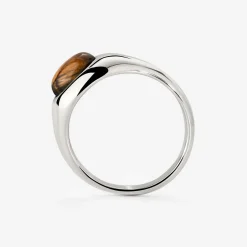 Tiger's Eye Ring Silber