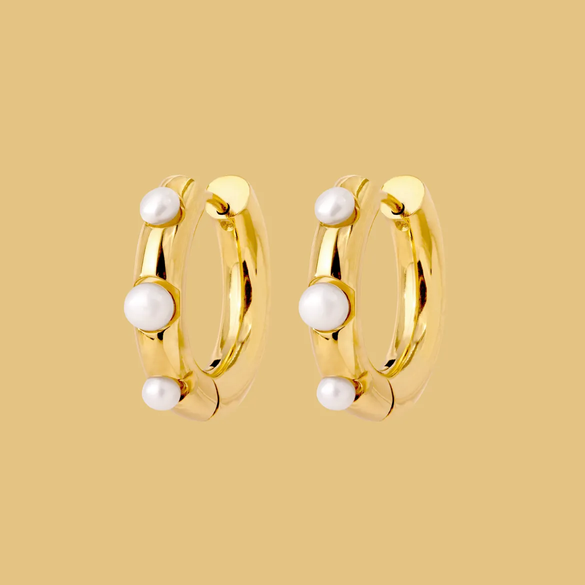 Timeless Chic Hoopies Gold
