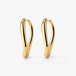 Timeless Oval Hoops Gold