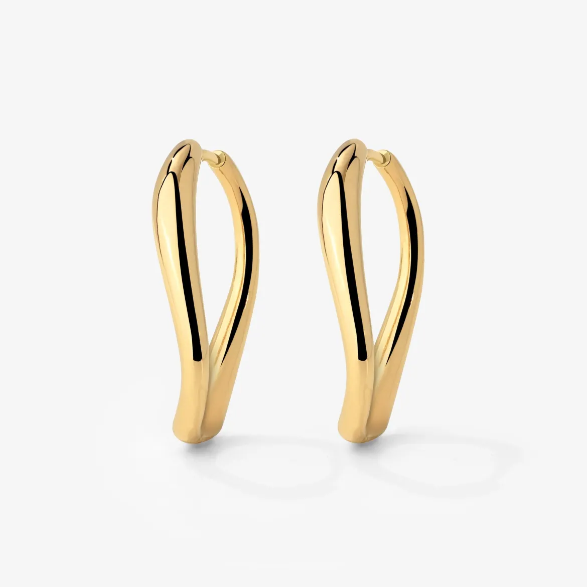 Timeless Oval Hoops Gold