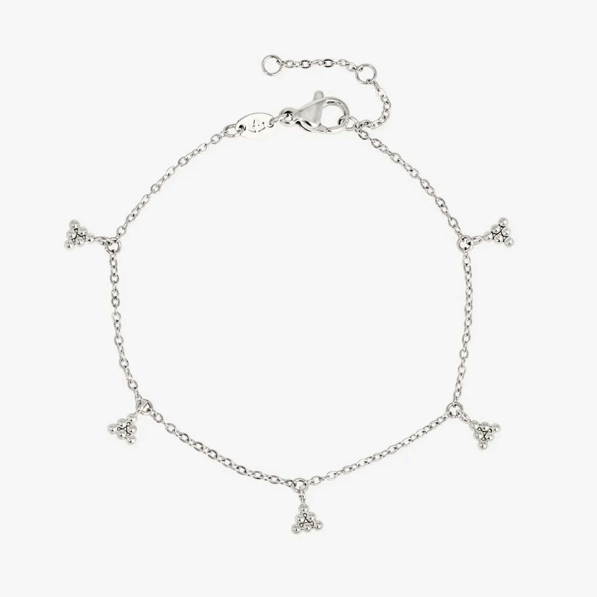 Tiny Beads Bracelet Silber