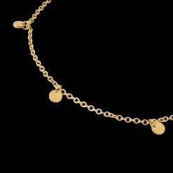 Tiny Coin Anklet Gold